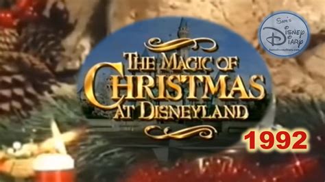 The magic of christmas at disneyland 1992